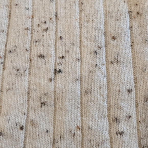 NWT Madewell Cream Crew Neck Cable-Knit Sweater Size 2x - Picture 6 of 11